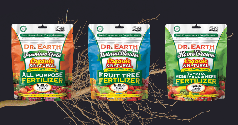 Dr. Earth Fertilizers with Mycorrhizal Inoculants - available at Star Nursery Garden Centers